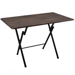 Τραπέζι Πτυσσόμενο 847693 100x60x70cm Brown BROWN