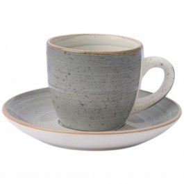 Φλυτζάνια Καφέ (Σετ 6Τμχ) 853588 90ml Grey Ankor GREY