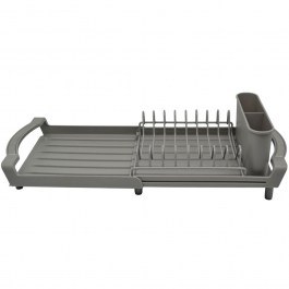 Πιατοθήκη Επεκτεινόμενη 854097 30/49,2x19,6x12,5cm Grey Ankor GREY