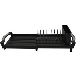 Πιατοθήκη Επεκτεινόμενη 854080 30/49,2x19,6x12,5cm Black Ankor BLACK
