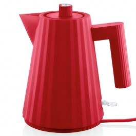 Βραστήρας Ηλεκτρικός Plissé MDL06/1 R 1,0Lt 2400W  21x16x20cm Red Alessi RED