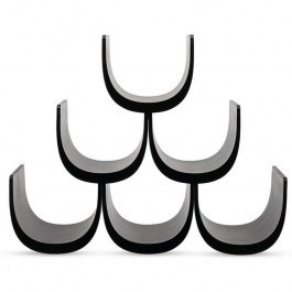 Κάβα Μπουκαλιών Noah GIA13 B 34,5x15,5x27cm Black Alessi BLACK