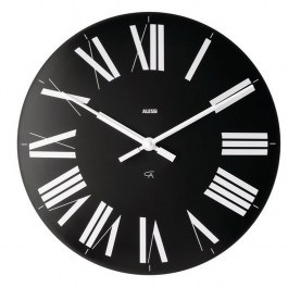 Wall clock Firenze 12 B D36cm Abs Black Alessi BLACK