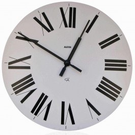 Wall Clock Firenze 12 W Φ36cm Abs White Alessi WHITE
