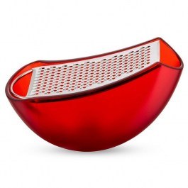 Τρίφτης Τυριού Και Δοχείο Συλλογής Parmenide AARU01 R 15,3x7,5x6,7cm Red Alessi RED