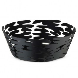 Φρουτιέρα - Ψωμιέρα Barket BM10/18 B Φ18x6,5cm Μεταλλική Black Alessi BLACK