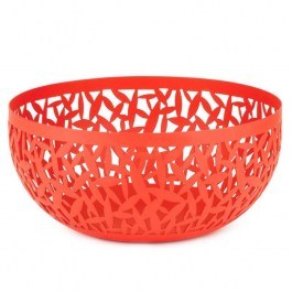 Φρουτιέρα Cactus MSA04/21 R Φ21x9,5cm Μεταλλική Red Alessi RED