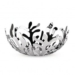Φρουτιέρα Mediterraneo ESI01/25 Φ25x9cm Μεταλλική Silver Alessi SILVER