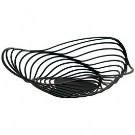 Φρουτιέρα Trinity ACO02 B Φ26x7cm Μεταλλική Black Alessi BLACK