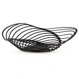 Fruit bowl Trinity ACO03 B D33x8cm Metallic Black Alessi BLACK
