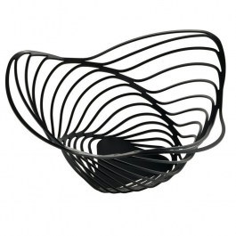 Fruit bowl Trinity ACO04/12 B D26x12cm Metallic Black Alessi BLACK