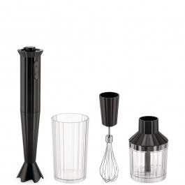 Μπλέντερ-Μίξερ Χειρός Plissé (Σετ 4Τμχ) MDL10S B Black Alessi BLACK