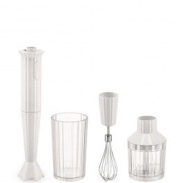 Μπλέντερ-Μίξερ Χειρός Plissé (Σετ 4Τμχ) MDL10S W White Alessi WHITE