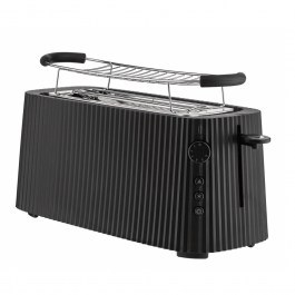 Φρυγανιέρα Plissé MDL15 B 46,5x18,5x25cm 1700W Black Alessi BLACK