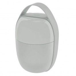 Δοχείο Φαγητού 2 Θέσεων Food A Porter SA03 G 15x11cm Grey Alessi GREY