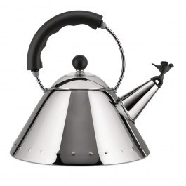 Τσαγιέρα 9093 B 22,5x22cm 2Lt  Inox-Black Alessi INOX-BLACK