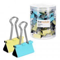 Κλιπ-Συνδετήρας (Σετ 50Τμχ) 49442.09 5x3,2cm Yellow-Mint KWmobile