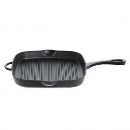 Τηγάνι Γκριλιέρα Provence 0407801026 26x26x3,5cm Black Kuchenprofi BLACK
