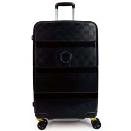 Medium Suitcase BG003/76/BLAC/26 69,5x44x29cm 80lt Black BG Berlin BLACK