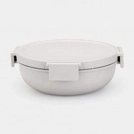 Food Container With Partitions Round Make & Take 081.2063/68 21x7,5cm 1,3Lt Cream Brabantia CREAM