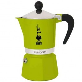 Espresso Coffee Maker Rainbow 209.0004972/NP 130ml Green Bialetti GREEN