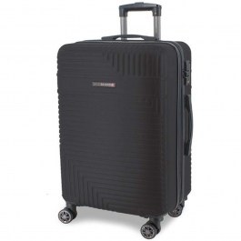 Medium Suitcase Brunei BRUNEI24BLACK 66x44x28cm Black Swissbrand BLACK