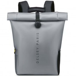 Σακίδιο Πλάτης Αδιάβροχο Roll-Top Turenne 163262031 46x40x14cm Silver Delsey SILVER