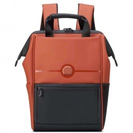 Backpack Raincoat With Laptop Case 14'' Turenne 163261034 38,5x35x17,5cm Brick Delsey BRICK
