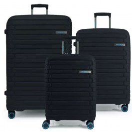Suitcases Expandable Soda (Set 3Pcs) BG003/18BLA/3PCSE 54x39,5x21,5/66x46x26/76x51,5x31cm 38/68/110lt Black BG Berlin BLACK