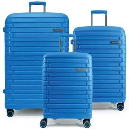 Suitcases Expandable Soda (Set 3Pcs) BG003/18BLU/3PCSE 54x39,5x21,5/66x46x26/76x51,5x31cm 38/68/110lt Blue BG Berlin BLUE