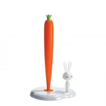 Βάση Για Χαρτί Κουζίνας Bunny & Carrot ASG42 W 20,2x16x29,4cm White-Orange Alessi