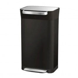 Κάδος Απορριμμάτων Με Σύστημα Συμπίεσης Titan 30146 30Lt 39x34,4x68,4/95cm Black Joseph Joseph BLACK