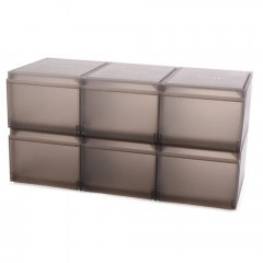 Κουτί Αποθήκευσης Παπουτσιών 55014 (Σετ 6Τμχ) 27,9x37,5x21,7cm Grey Joseph Joseph