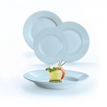 Dinner Set Plumi Paradise V9233 (Set Of 18pcs) Blue Luminarc