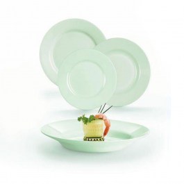 Dinner Set Plumi Paradise V9232 (Set Of 18pcs) Green Luminarc GREEN