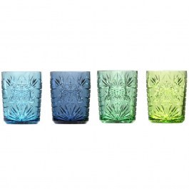 Water Glasses Starla Match & Colour (Set 4Pcs) 1004511 350ml Multi-Blue Royal Leerdam MULTI-BLUE