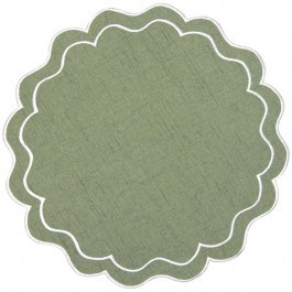 Placemats Banda GI0456 38cm Green Casa Domani GREEN