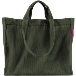 Τσάντα Ώμου Softshopper Cord GR5057 38,5x47x17cm Dark Matcha Green Reisenthel GREEN