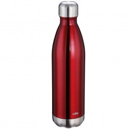 Ισοθερμικό Μπουκάλι Elegante 543452 750ml Red Cilio RED