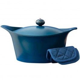 Κατσαρόλα Αντικολλητική Cocotte MJC33BC.1 33m 9lt Blueberry Blue Cookut BLUE