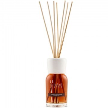 Room Scent With Sticks Vanilla & Wood Milano 77MDDV 100ml Orange Millefiori