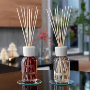Room Scent With Sticks White Musk Milano 77DDMB 250ml Clear Millefiori