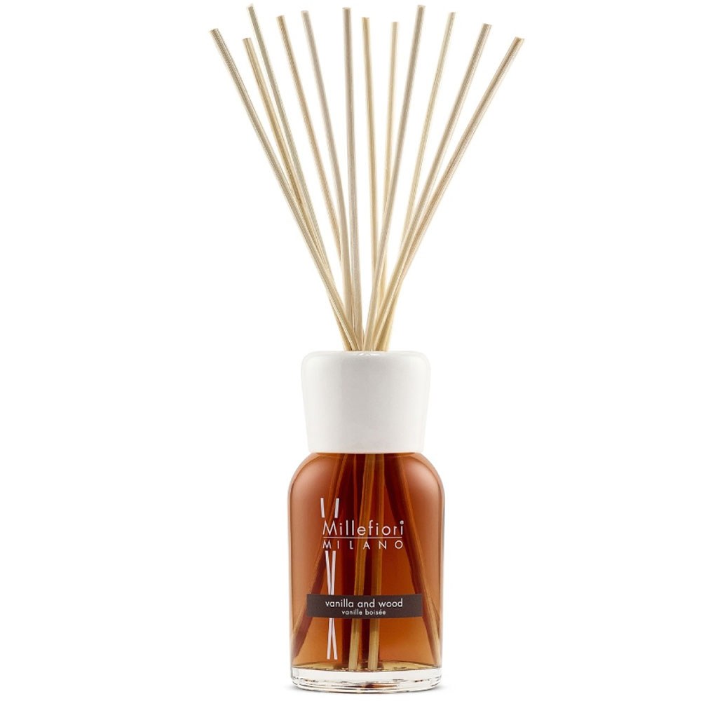 Αρωματικό Χώρου Με Στικς Βανίλια & Ξύλο Milano 77DDDV 250ml Orange Millefiori