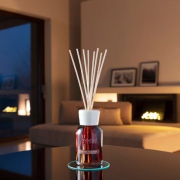 Room Scent With Sticks Sandalwood & Bergamot Milano 77DDSB 250ml Brown Millefiori