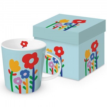 Mug Super Flowers 160302979 350ml Multi Paperproducts Design