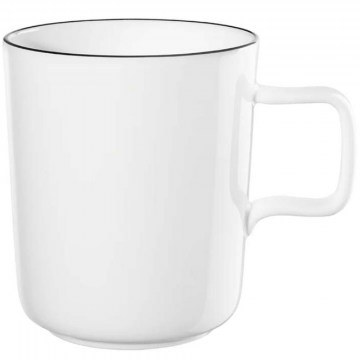 Mug Oco Ligne Noire 2028113 350ml White Asa Selection