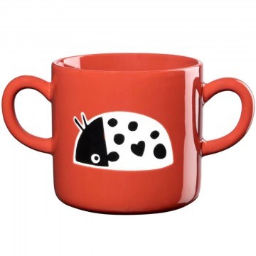 Mug Ladybug Buddies 49064514 250ml Red Asa Selection