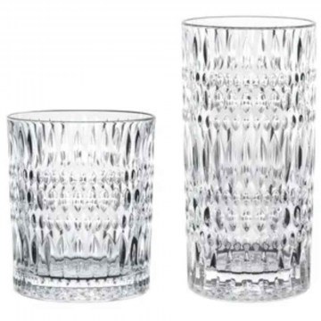 Ποτήρια Νερού & Ουίσκι Ethno (Σετ 8Τμχ) 106803 434/294ml Clear Nachtmann