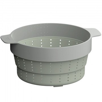 Strainer - Expandable Steam Basket Balance Leo 3950476 24cm Sage Green BergHOFF