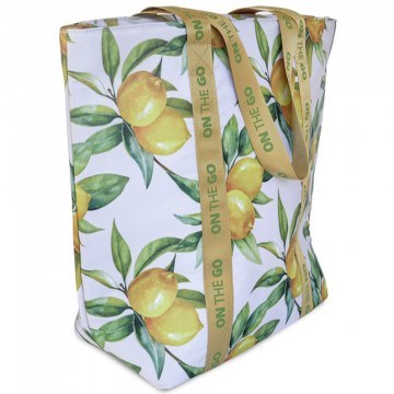 Isothermal Bag Shopper Lemon Pie 9831-T 44x16x37cm 10lt Multi Iris Barcelona
